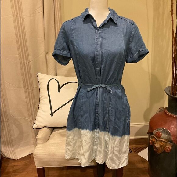 Splendid sandollar Ombre blue dress with pockets 🥰 - Picture 2 of 5
